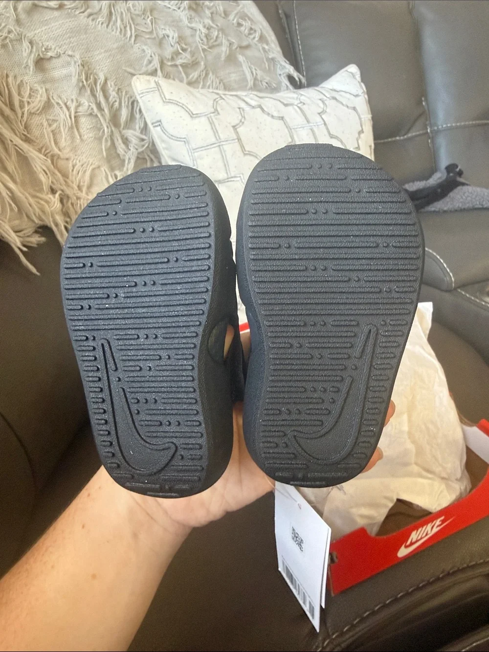 Nike Black Sunray Protect 4 Baby/Walker Sandals